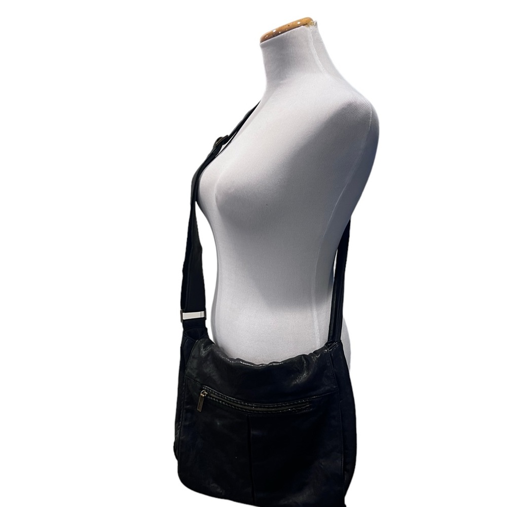 HOBO Black Leather Hobo Bag